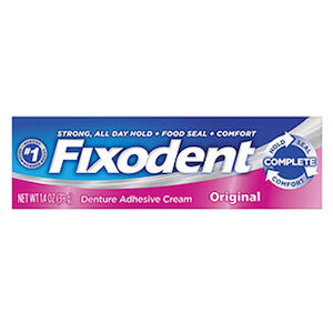 DENTURE ADHESIVE FIXODENT 1.4OZ 24/CS